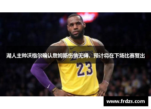 湖人主帅沃格尔确认詹姆斯伤情无碍，预计将在下场比赛复出
